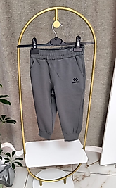 Paçalı Cepli Erkek Jogger Gri