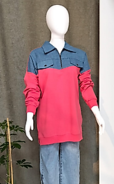 Kadın Çift Renk Gömlek