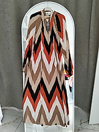 Viskon kolları lastikli elbise