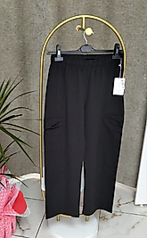 Kız Garson Eşofman Düz Paça Siyah