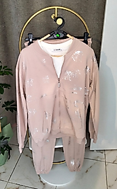 Kadın Pembe Eşofman Takım