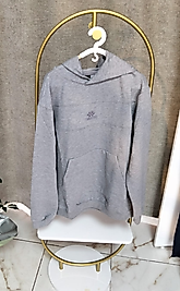 Erkek Garson Sweat Kapuşon Gri