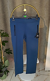 Bayan Eşofman Düz Paça İndigo