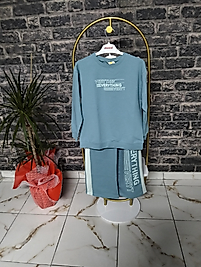 Mavi  kız çoçuk eşofman takımı