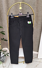 Erkek Lastikli Siyah Pantolon