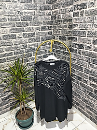 İnçili  taşlı tunik