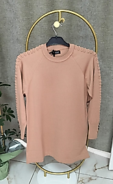 Kol Detaylı Triko Kadın Bluz Soman