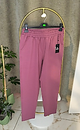 Bayan Eşofman Kısa Dar Paça Soft Vişne