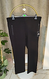 Bayan Eşofman Düz Paça Siyah