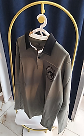 Erkek Garson Sweatshirt Polo Yaka Çağla