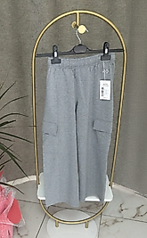 Kız Garson Eşofman Düz Paça Gri