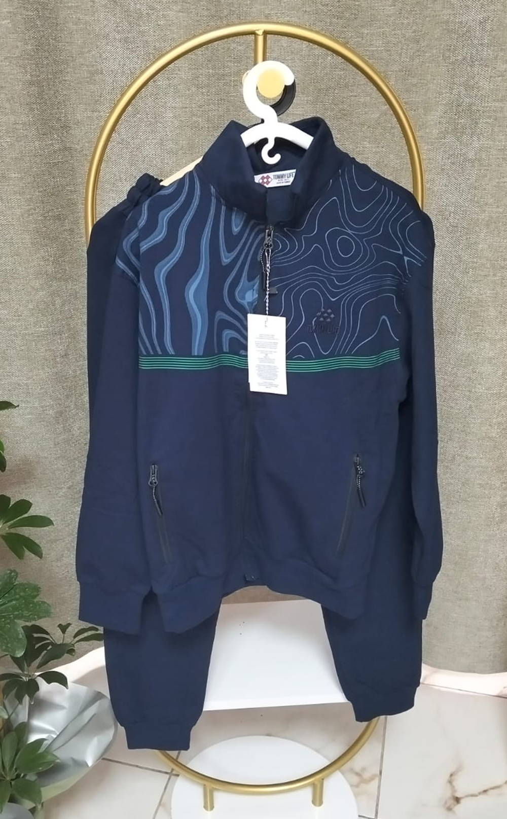 Erkek Garson Eşofman Takım Ceket/Jogger Lacivert