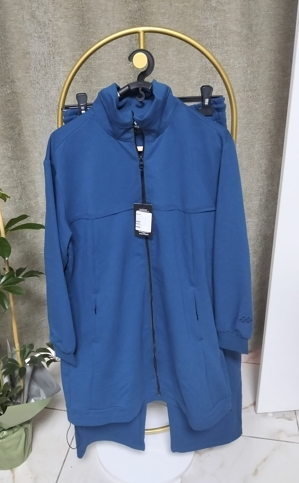 Bayan Tunik Takım Mavi