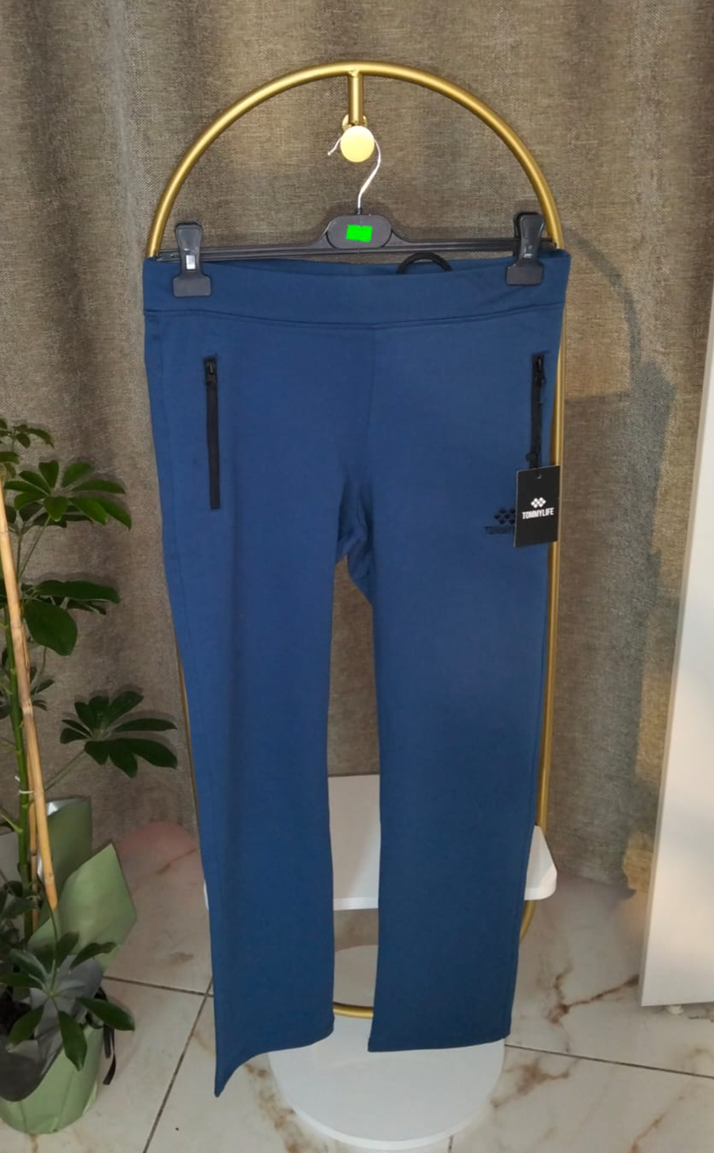 Bayan Eşofman Düz Paça İndigo