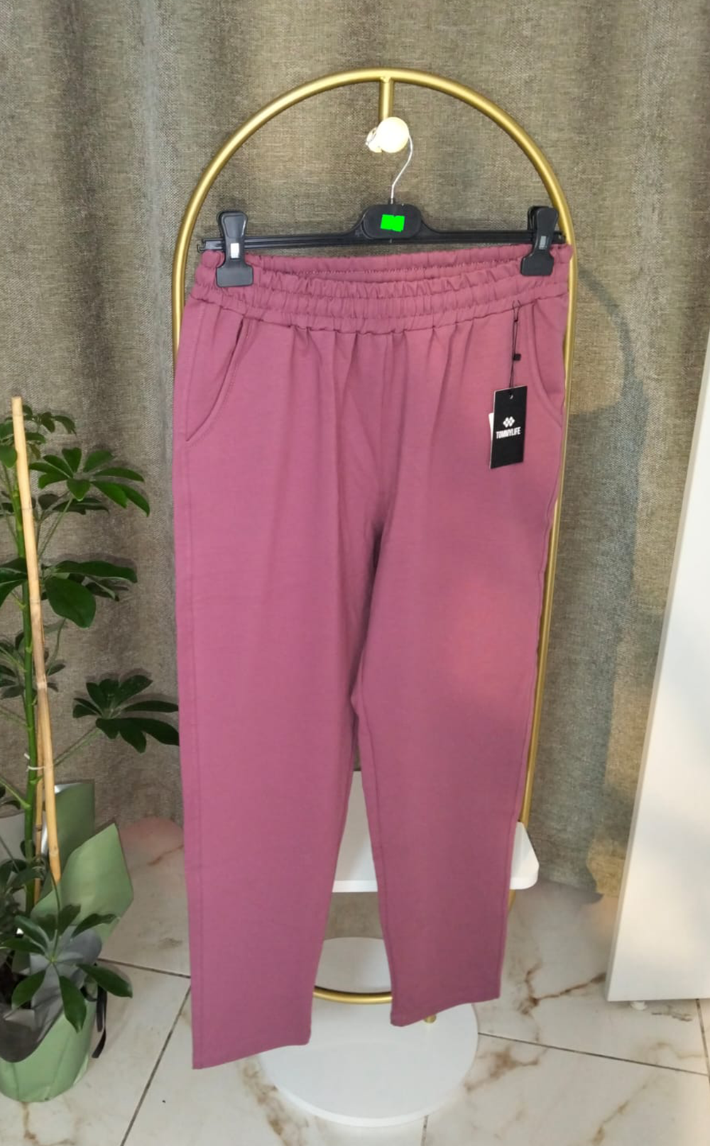 Bayan Eşofman Kısa Dar Paça Soft Vişne