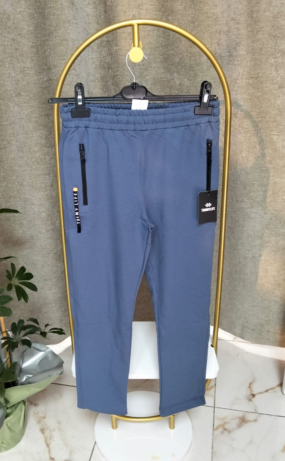 Erkek Garson Eşofman Dar Paça Petrol