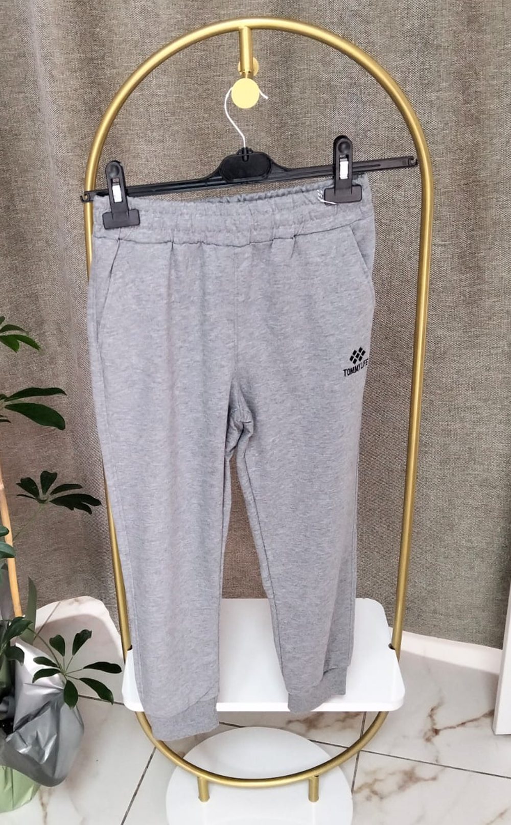 Erkek Garson Eşofman Jogger Gri