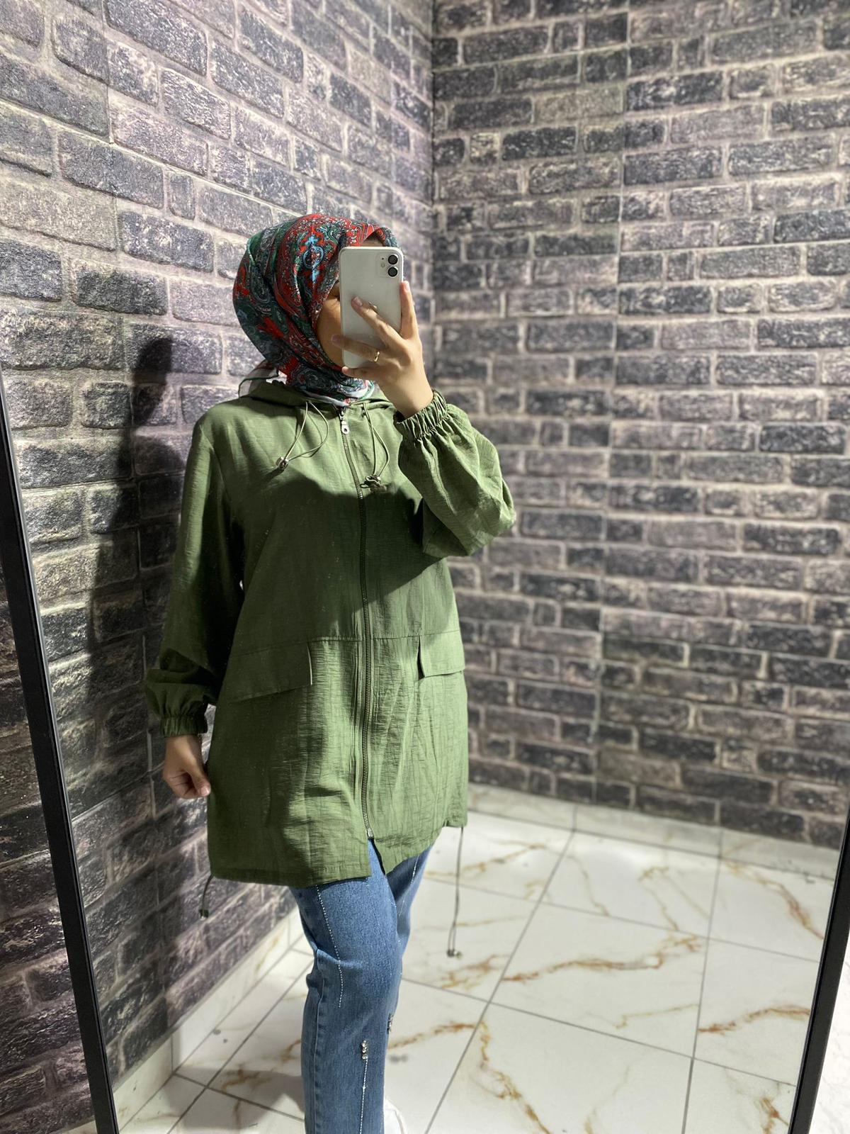 asker yeşili spor kap